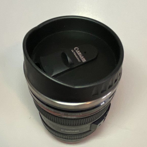 Camera Lens Thermos Travel Tea Coffee Mug Cup - Picture 3 of 5